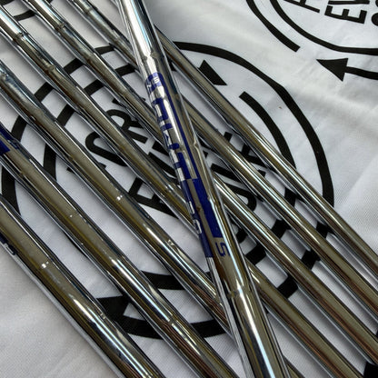 PING G SERIES IRONS / 5 - PW + SW + LW / Green Dot / RH / Reg Flex / GOOD USED