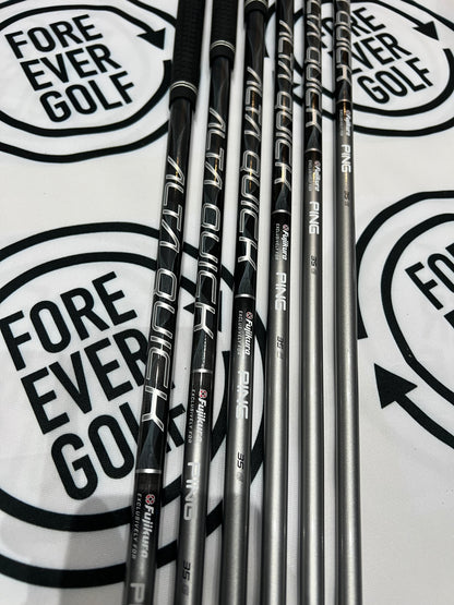 PING G440 IRONS / 6 - UW / BLUE DOT / RH / 35g ALTA QUICK Graphite Shafts