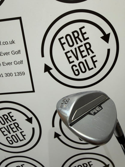 PING S159 LOB WEDGE / 58 Degree (B-8) / RH / ORANGE DOT / 105g Reg Flex