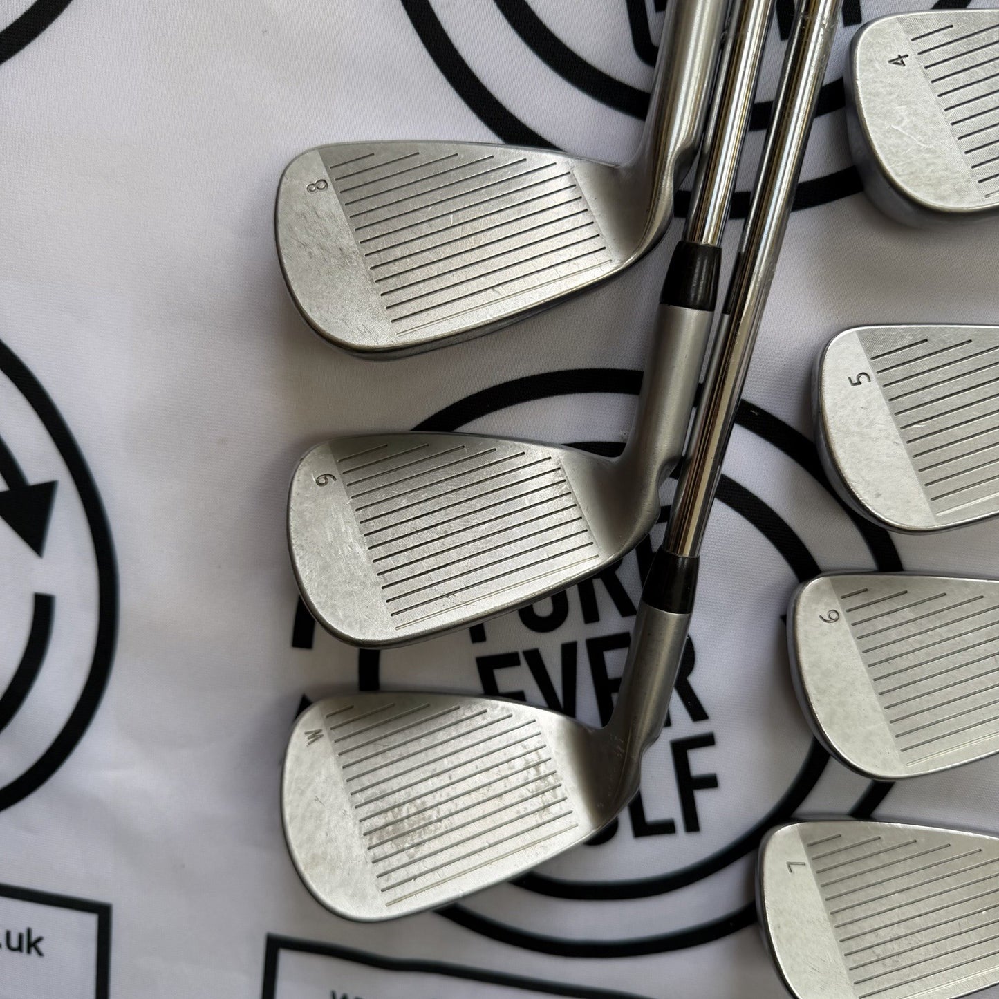 PING i20 IRONS / 4 - PW / Mens RH / Black Dot / Regular Flex / GOOD USED