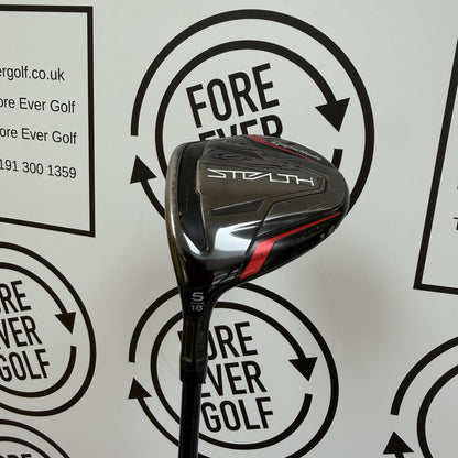 TAYLORMADE STEALTH 5 WOOD / 18 Deg / Mens LH / 50g Reg Flex / GOOD USED