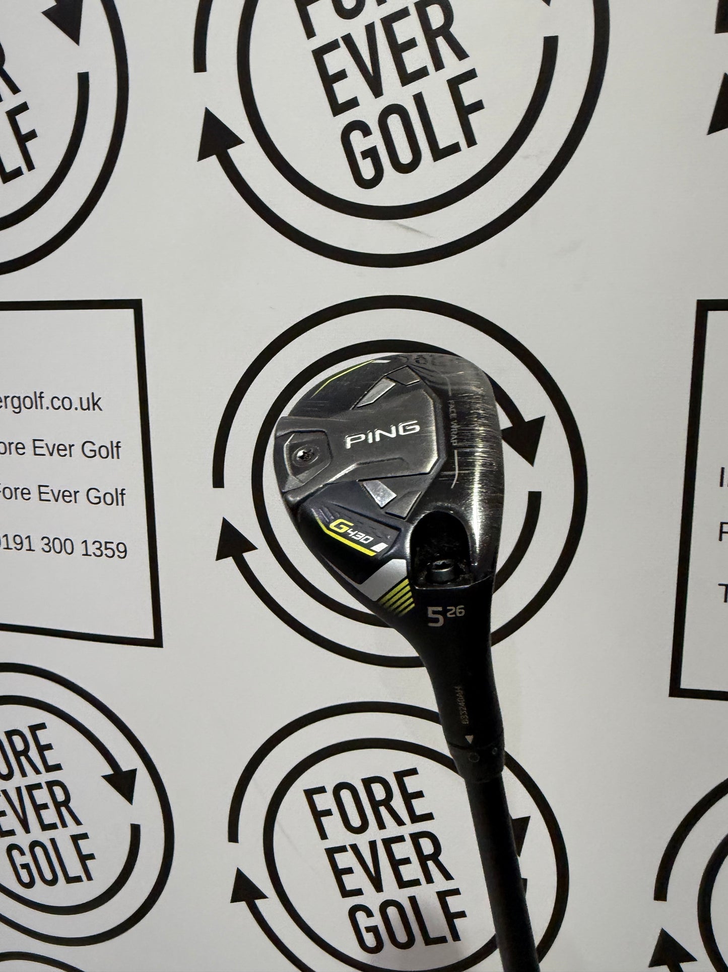 PING G430 5 HYBRID / 26 Degree / Mens RH / 70g Reg Flex