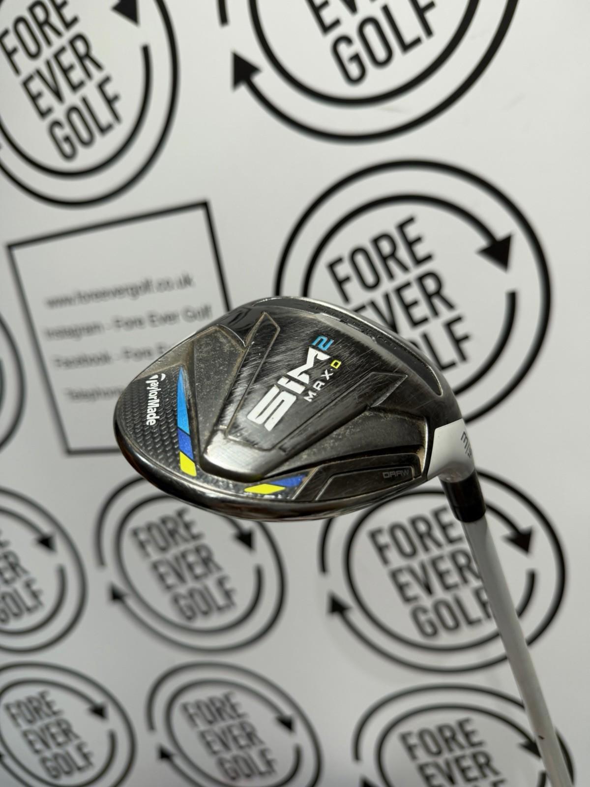 TAYLORMADE SIM2 MAX-D 3 WOOD / 16 Degree / RH / 45g Reg Flex / OK USED
