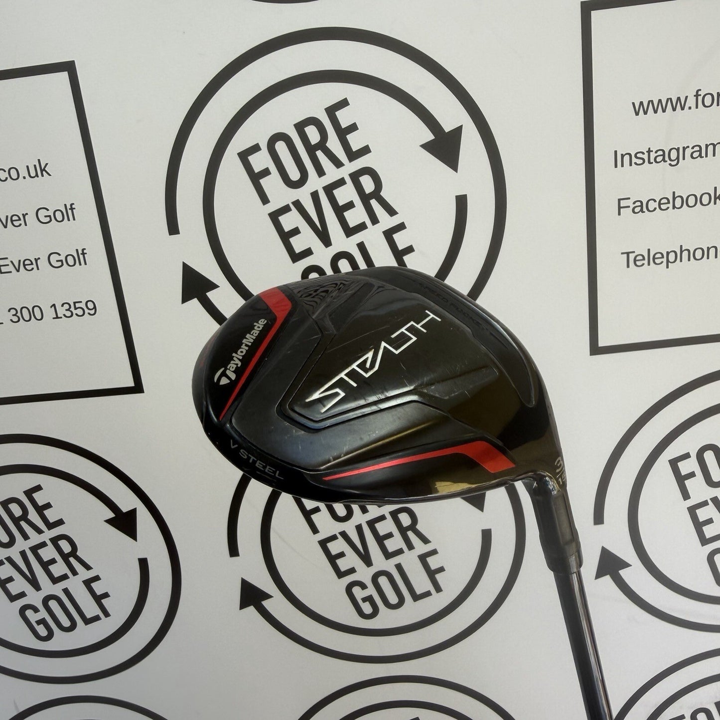 TAYLORMADE STEALTH 3 WOOD / 15 Degree / RH / 60g Stiff Flex / GOOD USED