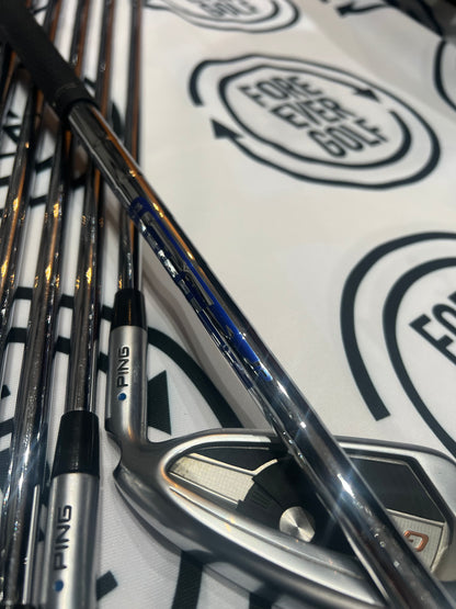 PING G400 IRONS / 4 - PW / BLUE Dot / RH / 98g Reg Flex