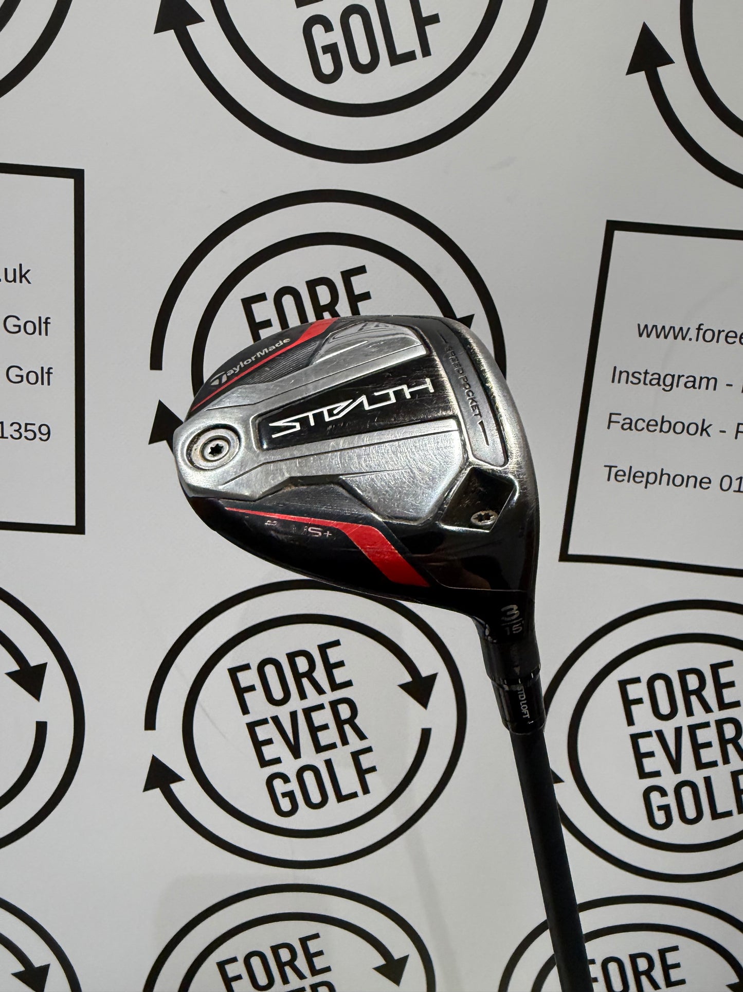 TAYLORMADE STEALTH+ 3 WOOD / 15 Degree / RH / 50g Reg Flex