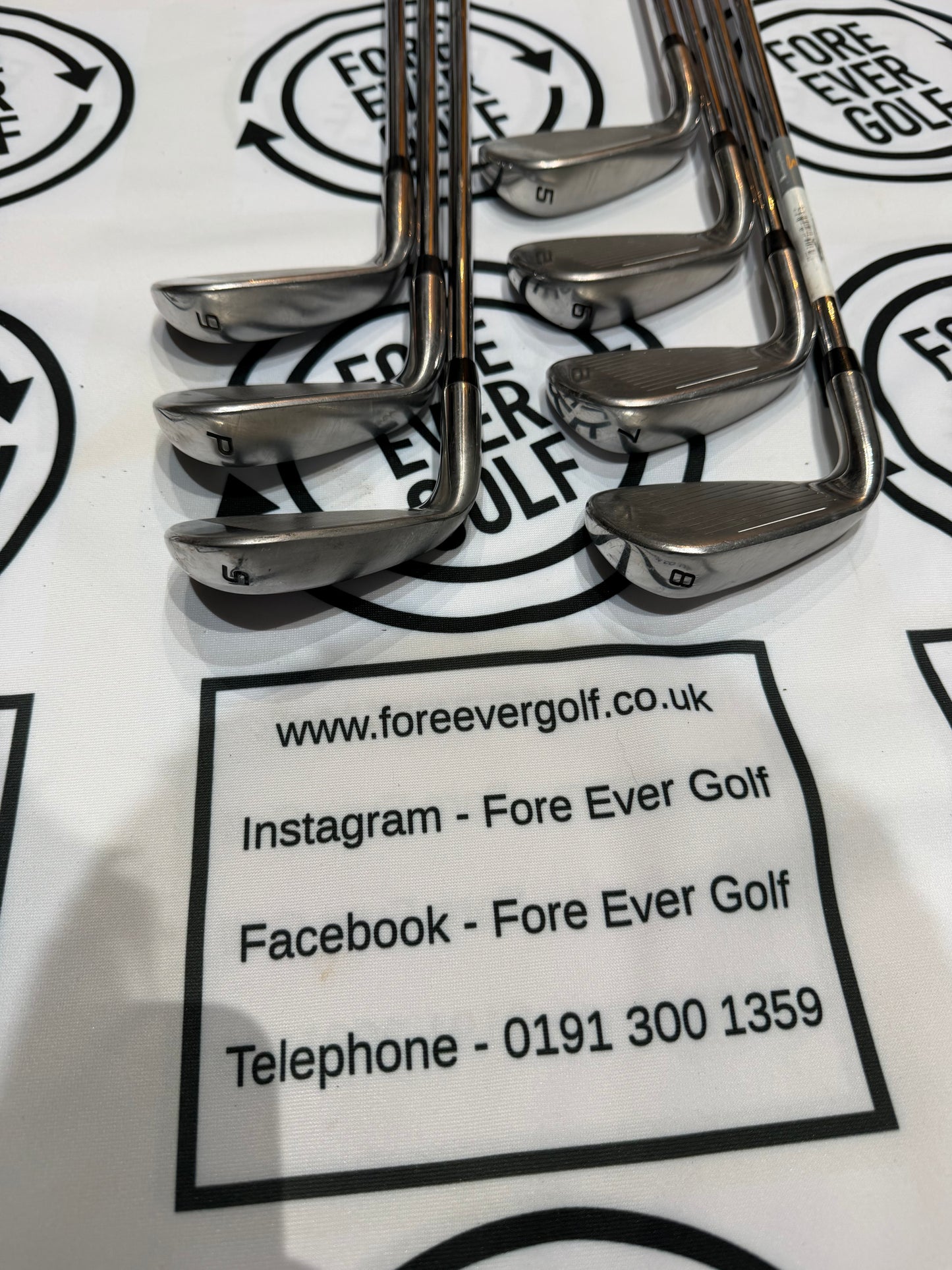 COBRA FLY XL IRONS / 5 - SW / Mens RH / Regular Flex