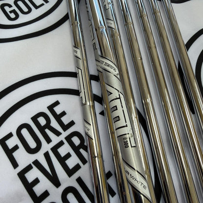 TITLEIST T100 (2021) IRONS / 3 - PW / Mens RH / AWT WHITE Reg Flex Shafts / VGC