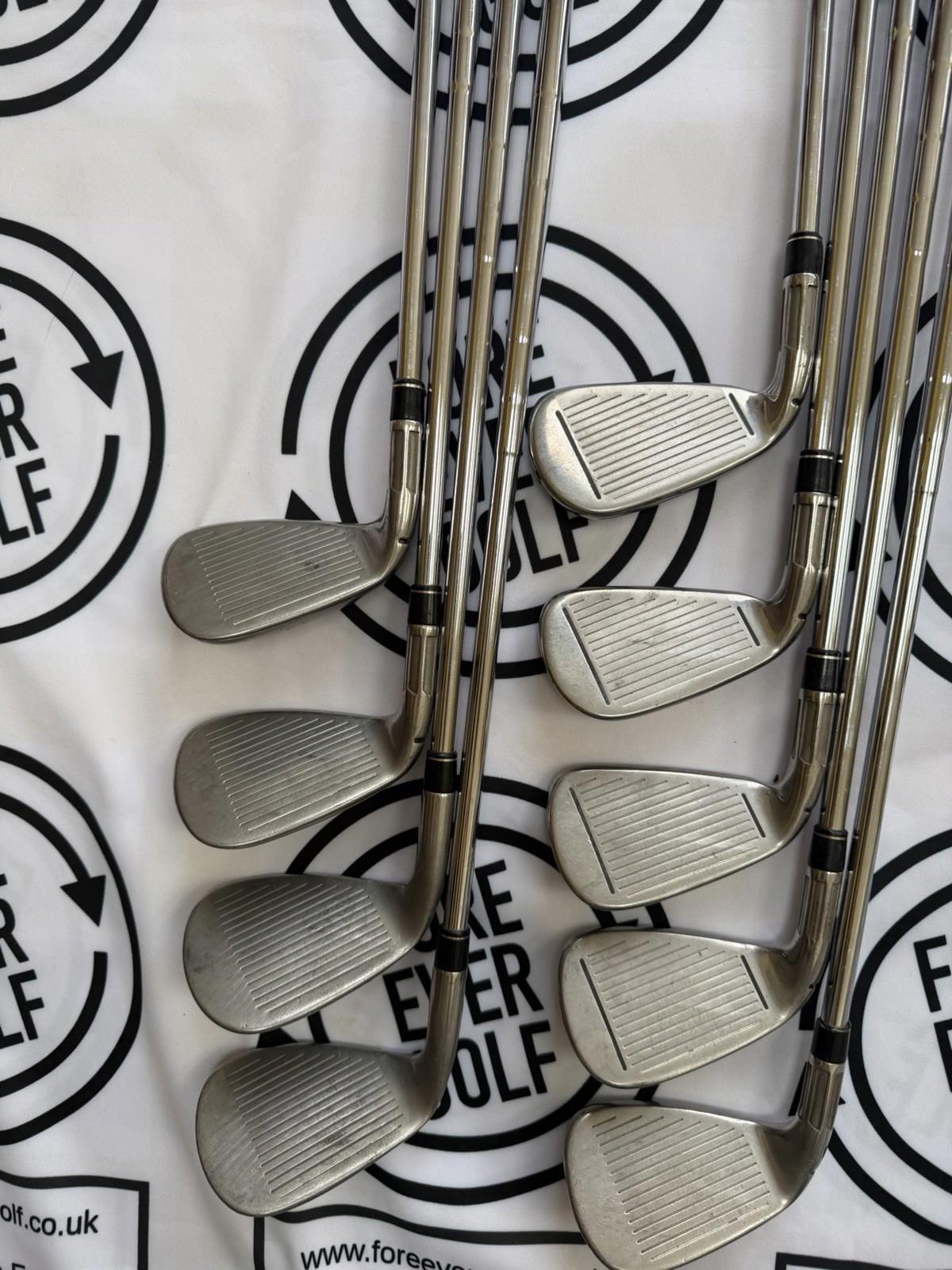 TAYLORMADE M2 IRONS / 5 - PW + GW + SW + LW (9 clubs) / 90g Reg Flex / RH / GOOD