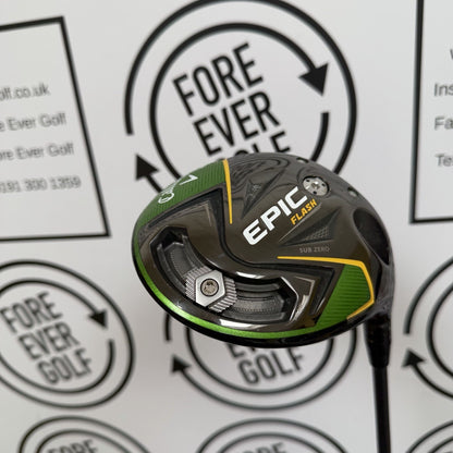 CALLAWAY EPIC FLASH DRIVER / 9 Deg / RH / 70g Stiff Flex / MINT USED