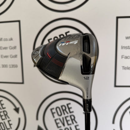 TAYLORMADE M4 DRIVER / 12 Degree / RH / 60g Reg Flex / GOOD USED