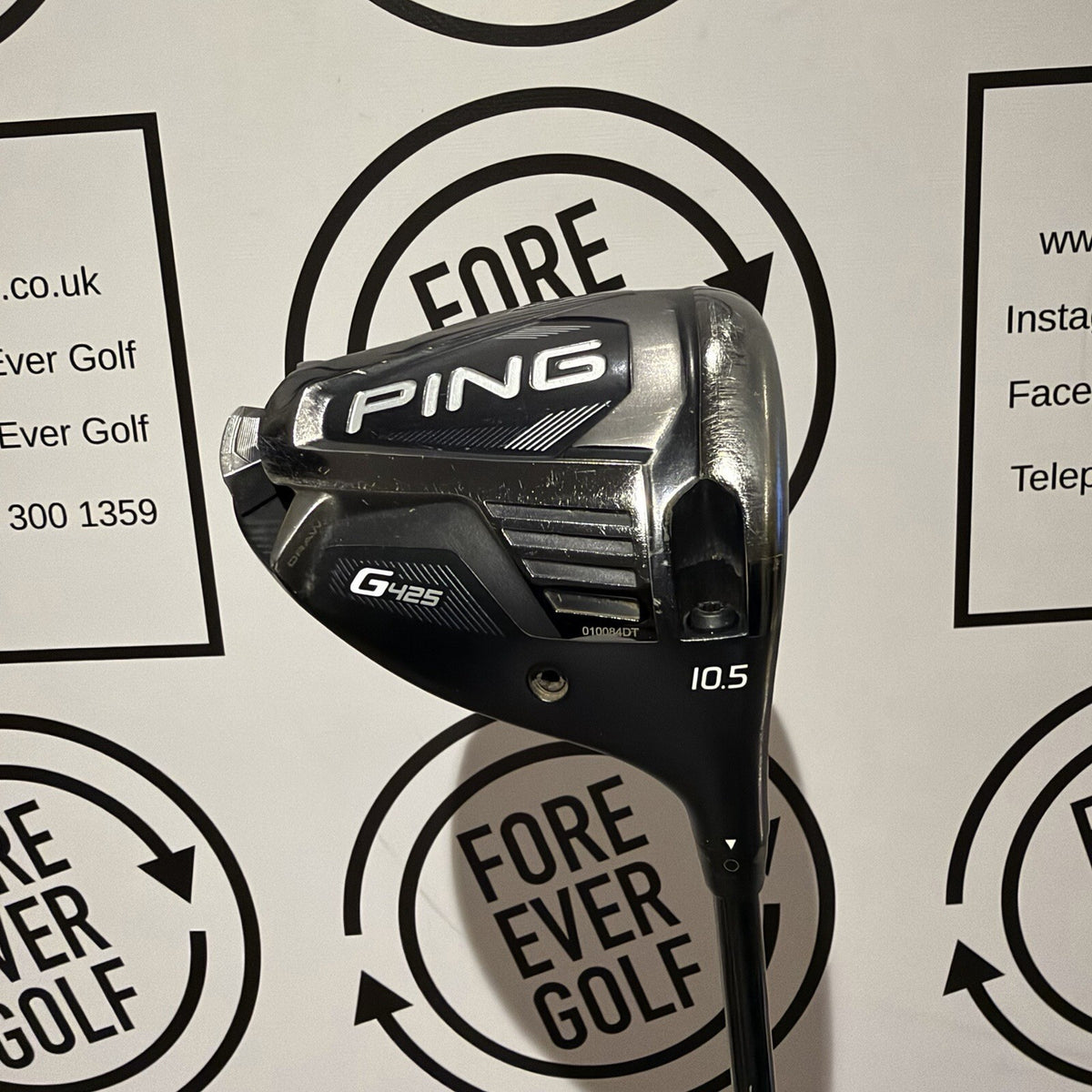 PING G425 LST DRIVER / 10.5 Deg / Mens RH / 65g Stiff Flex / FAIR USED