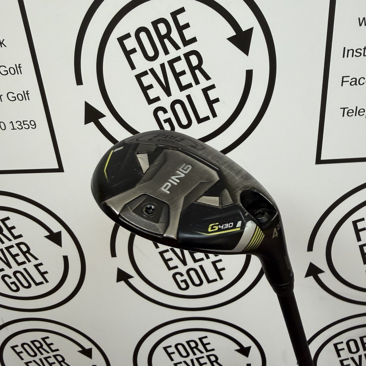 PING G430 4 HYBRID / 22 Degree / RH / 70g Reg Flex / GOOD USED