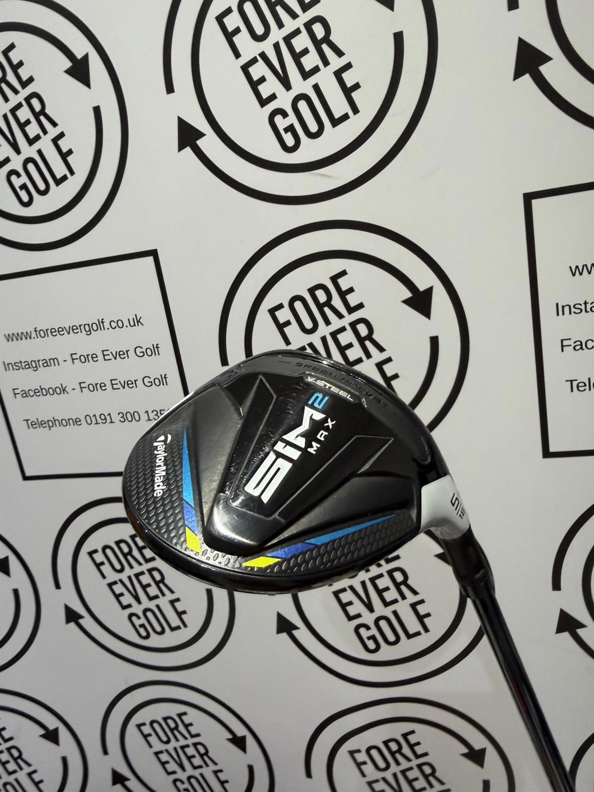 TAYLORMADE SIM2 MAX 5 WOOD / 18 Degree / Mens RH / 50g Reg Flex / MINT USED