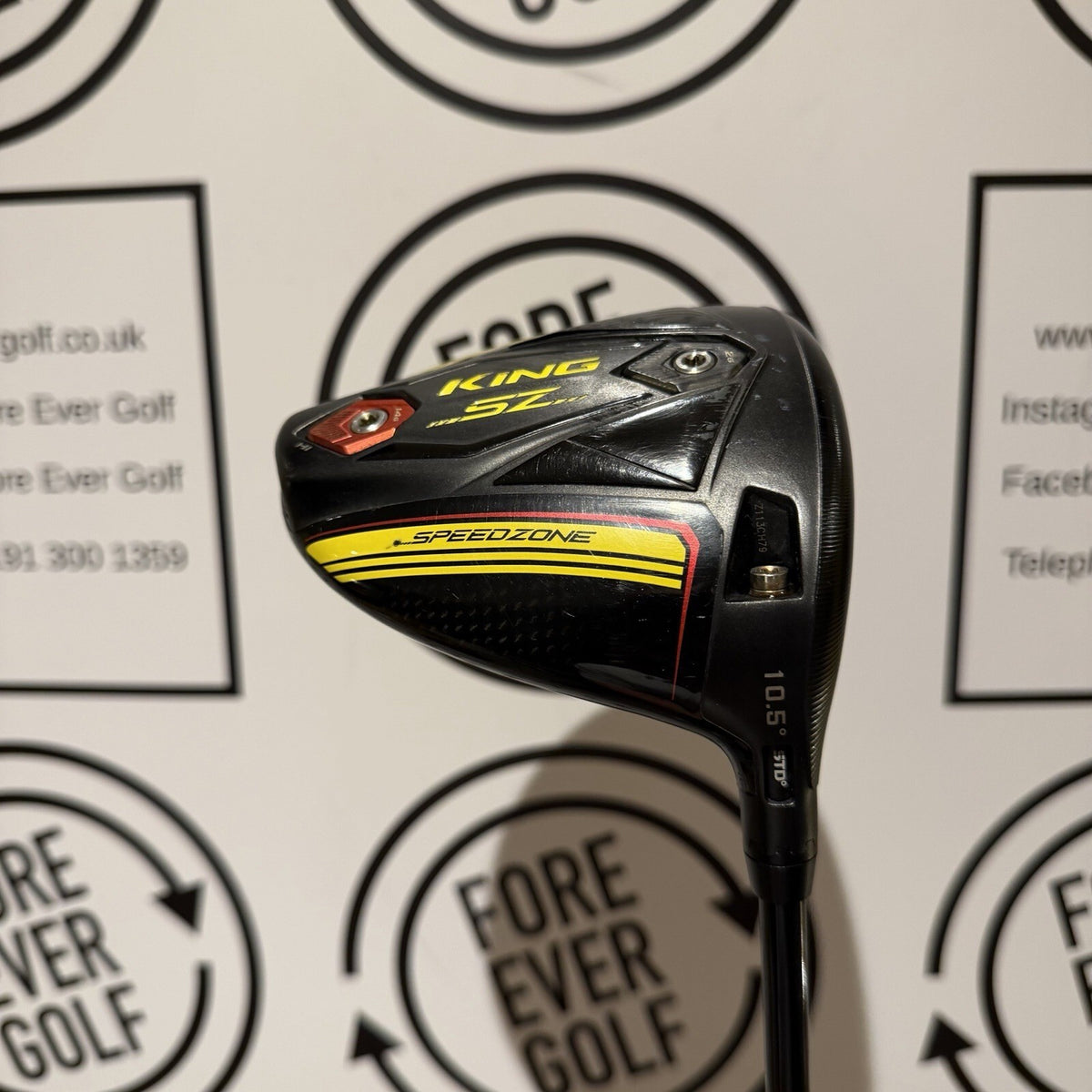 COBRA SPEEDZONE DRIVER / 10.5 Deg / Mens RH / 65g Reg Flex / GOOD USED