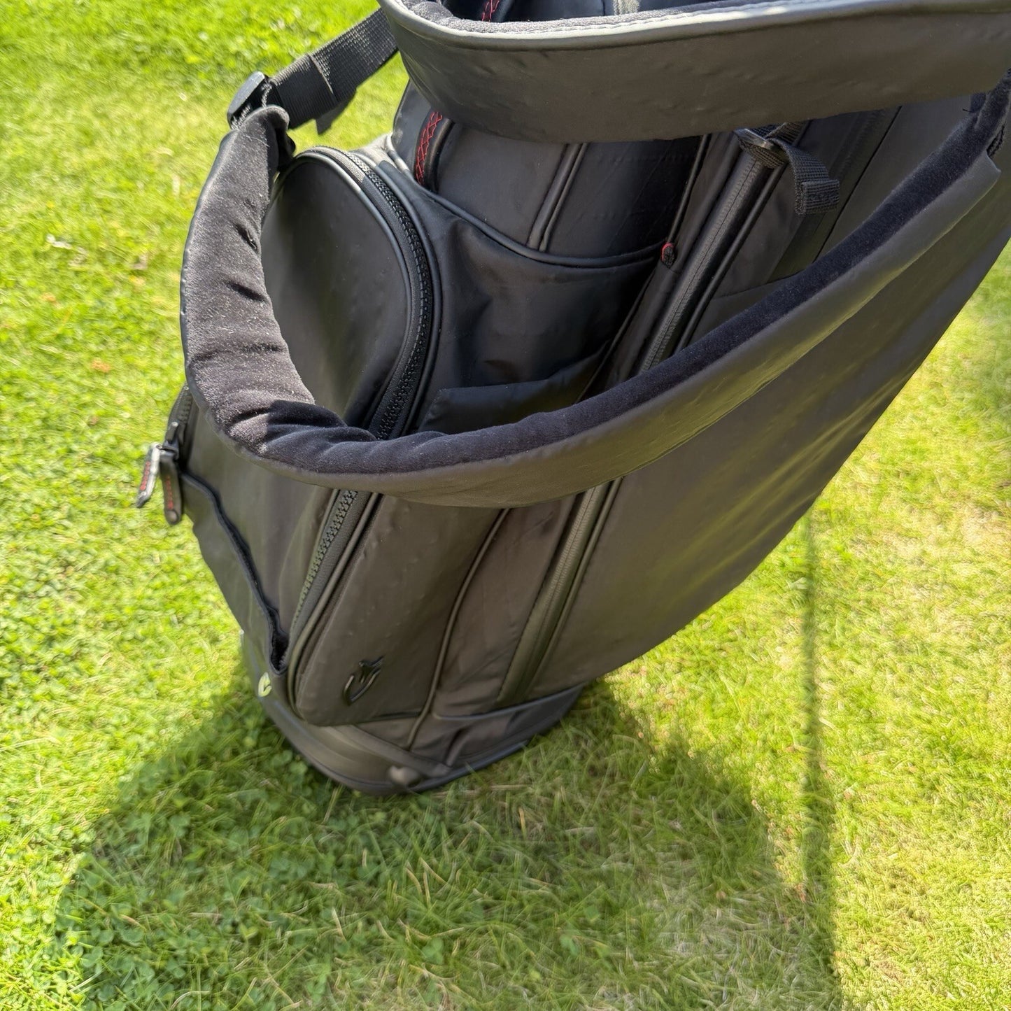 VESSEL PLAYER V DXR GOLF CARRY BAG / 7-Way / Black / V.GOOD USED