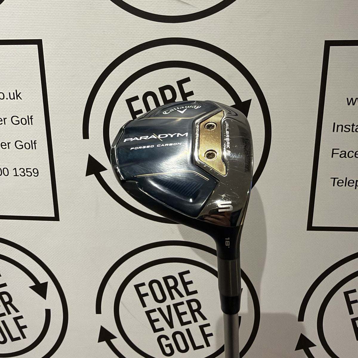 CALLAWAY PARADYM 5 WOOD / 18 Deg / Mens RH / 50g Reg Flex / GOOD USED