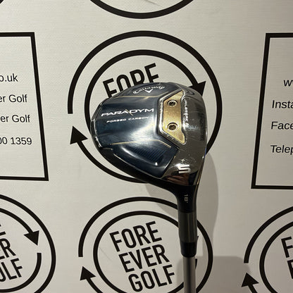 CALLAWAY PARADYM 5 WOOD / 18 Deg / Mens RH / 50g Reg Flex / GOOD USED