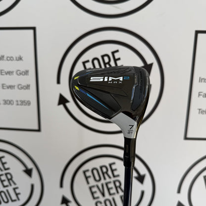 TAYLORMADE SIM2 MAX 7 WOOD / 21 DEGREE / RH / 50g Reg Flex / MINT USED