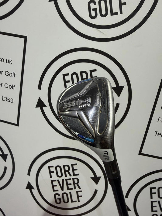 TAYLORMADE SIM MAX 3 HYBRID / 19 Degree / RH / 60g Reg Flex / OK USED