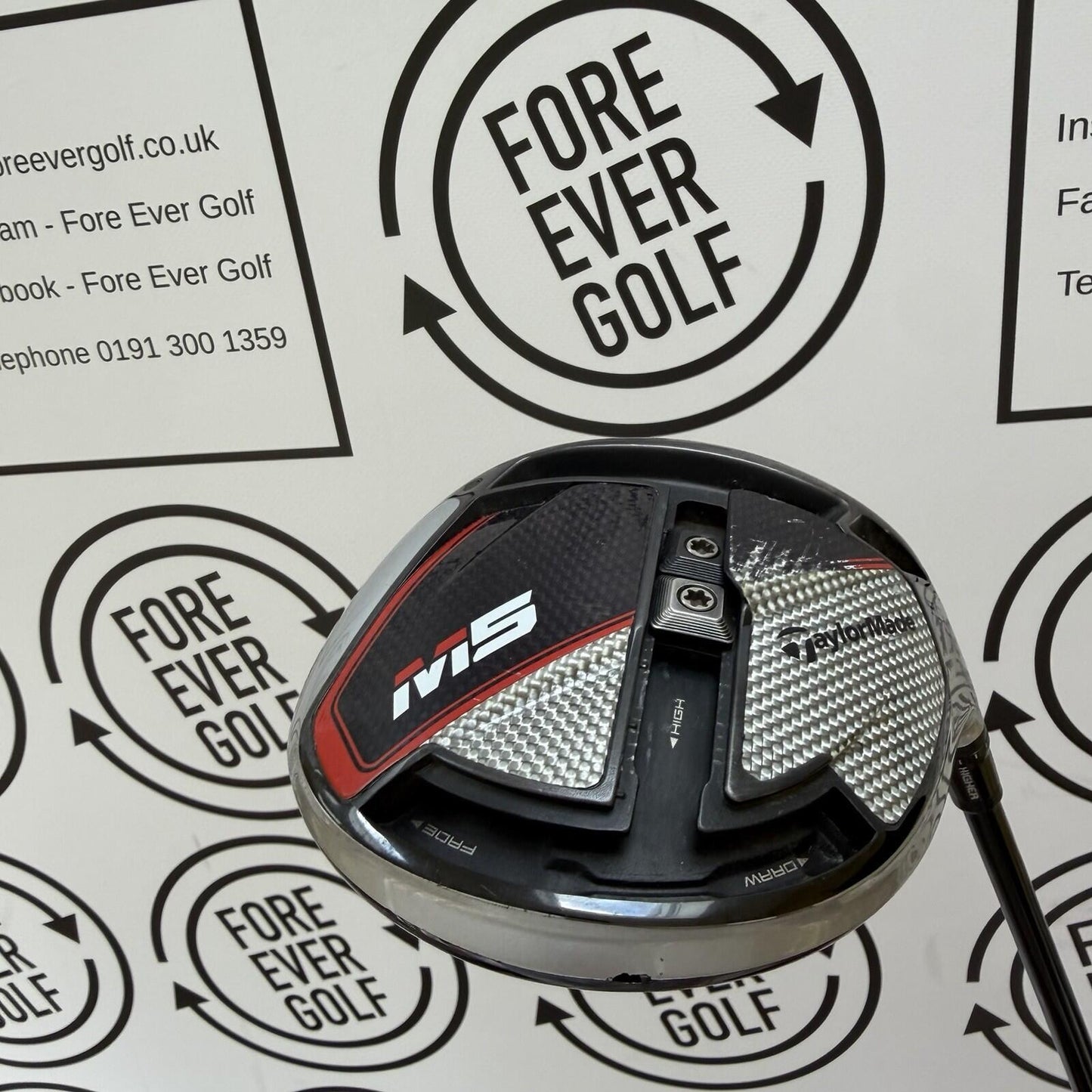 TAYLORMADE M5 DRIVER / 9 Degree / Mens RH / 60g X-Stiff Flex / GOOD USED