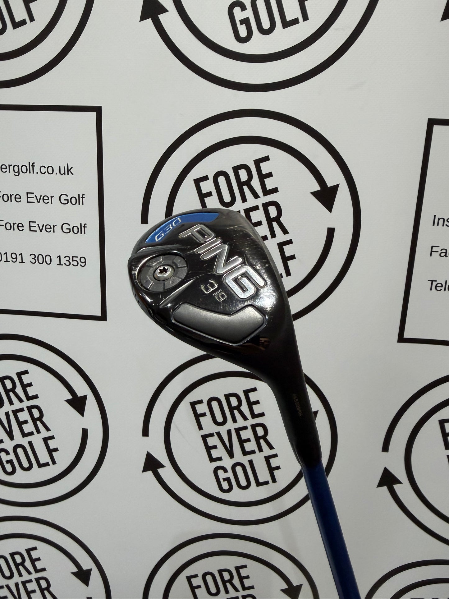 PING G30 3 HYBRID / 19 Degree / RH / Stiff Flex