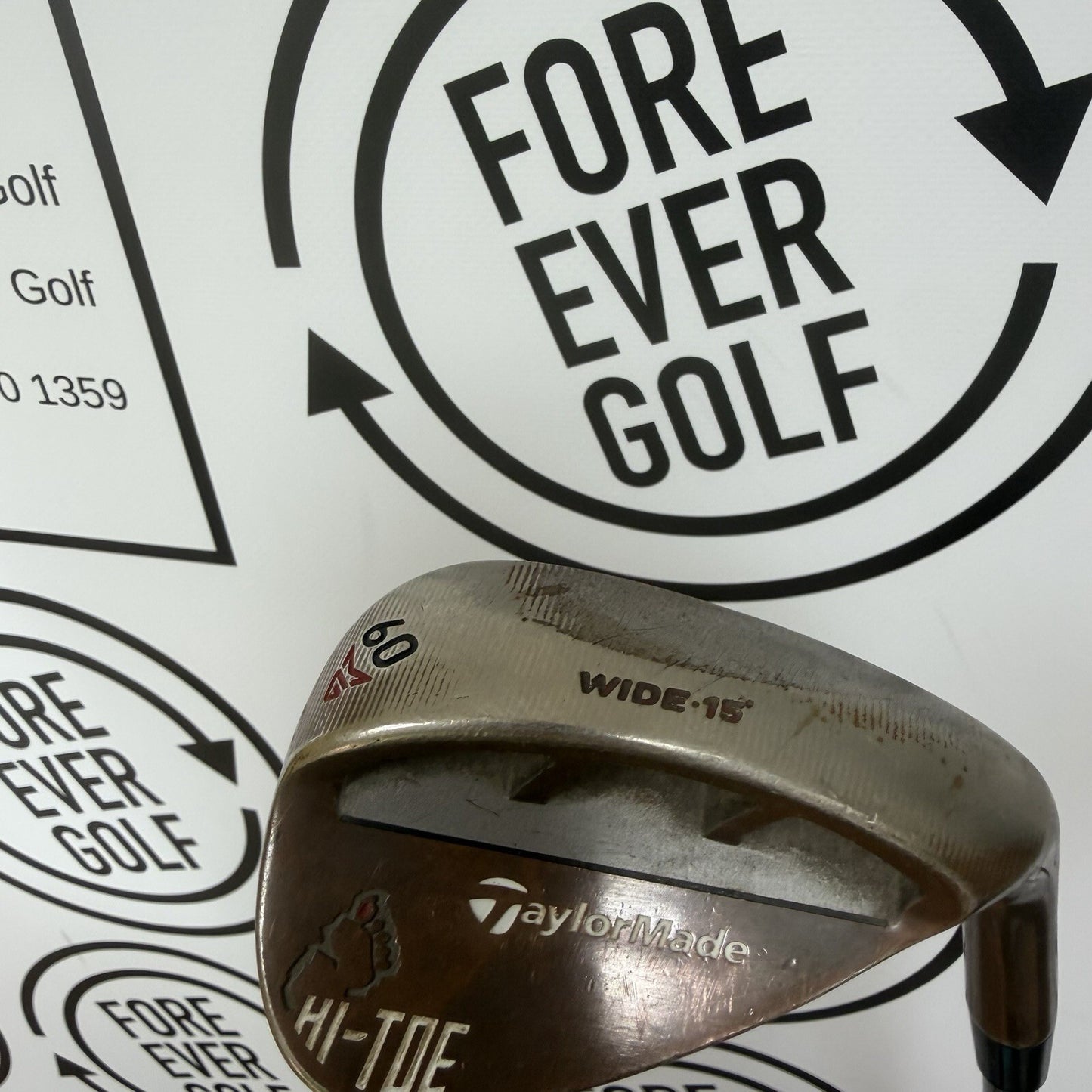 TAYLORMADE HI-TOE BIG FOOT LOB WEDGE / 60 Deg (WIDE 15) / RH / Wedge Flex / GOOD