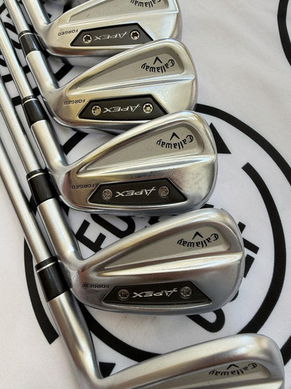 CALLAWAY APEX Ai300 IRONS / 5 - AW / Mens RH / 110g Stiff Flex / V.GOOD USED