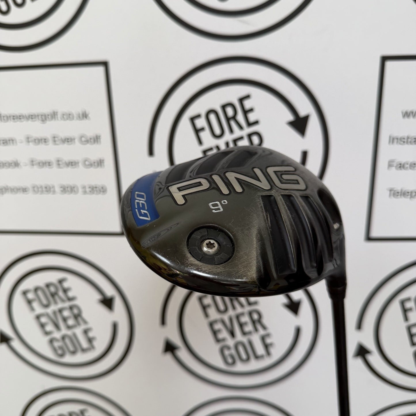 PING G30 DRIVER / 9 Degree / RH / 40g Reg Flex / GOOD USED