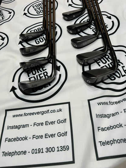 PING G710 IRONS / 4 - SW / Blue Dot / RH / Reg Flex Graphite Shafts