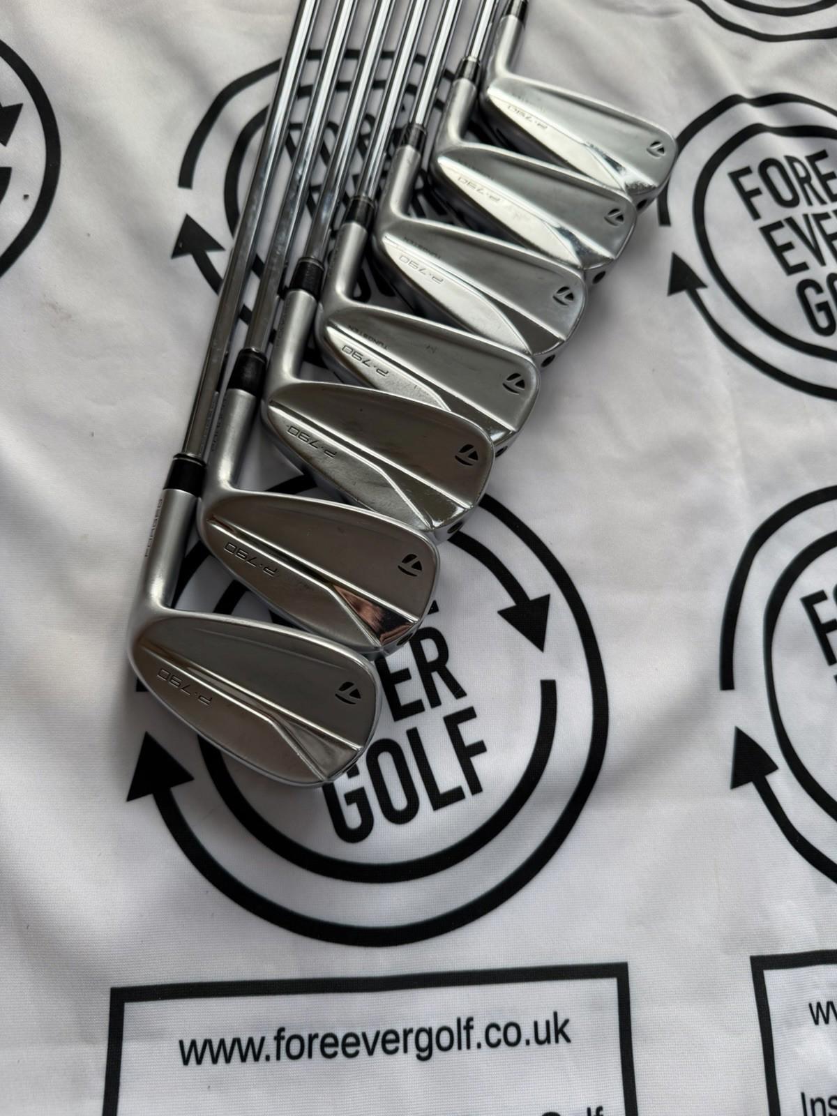 TAYLORMADE P790 (2021) IRONS / 4 - PW / Mens RH / 120g Stiff Flex / GOOD USED