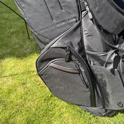 VESSEL PLAYER V DXR GOLF CARRY BAG / 7-Way / Black / V.GOOD USED
