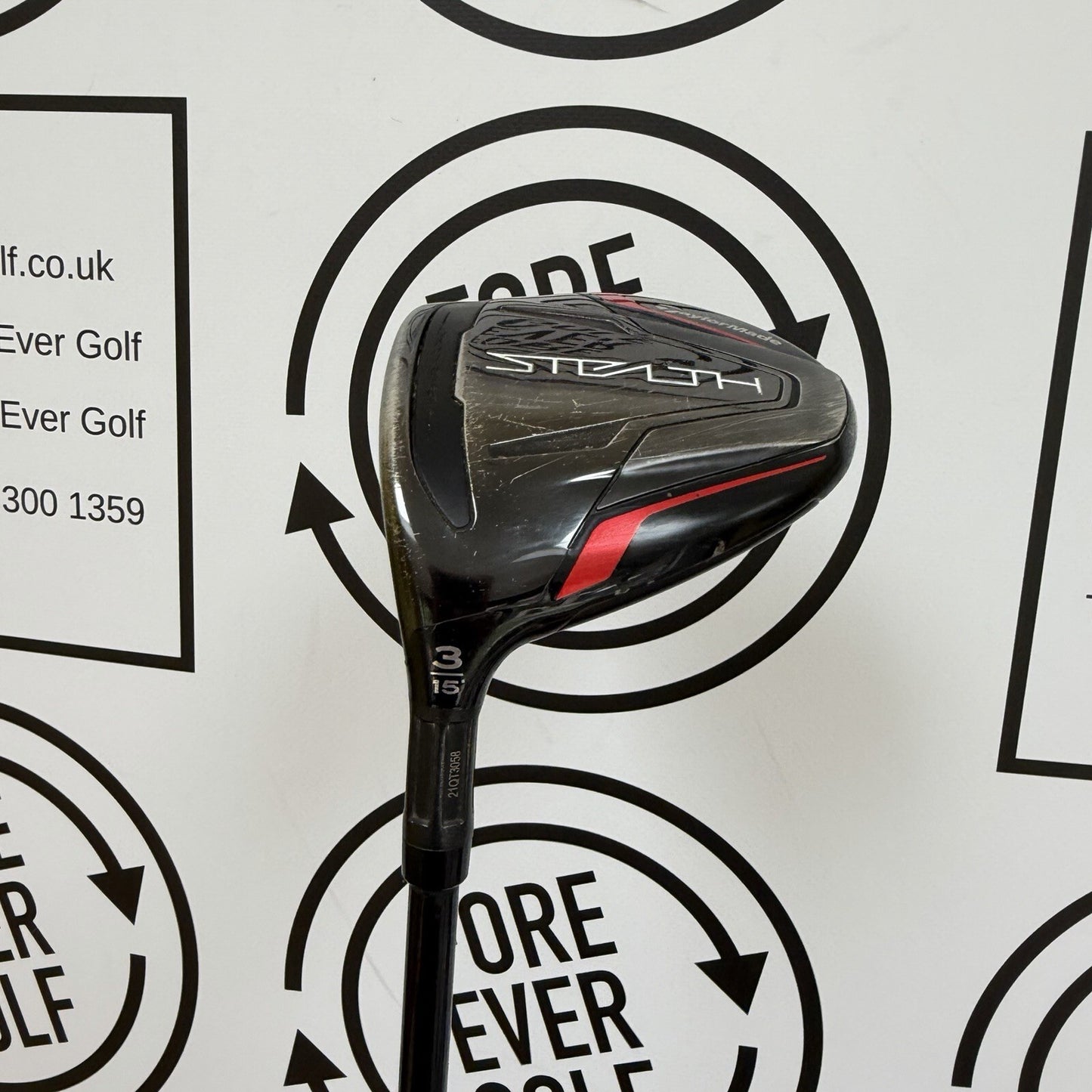 TAYLORMADE STEALTH 3 WOOD / 15 Deg / Mens LH / 50g Reg Flex / GOOD USED