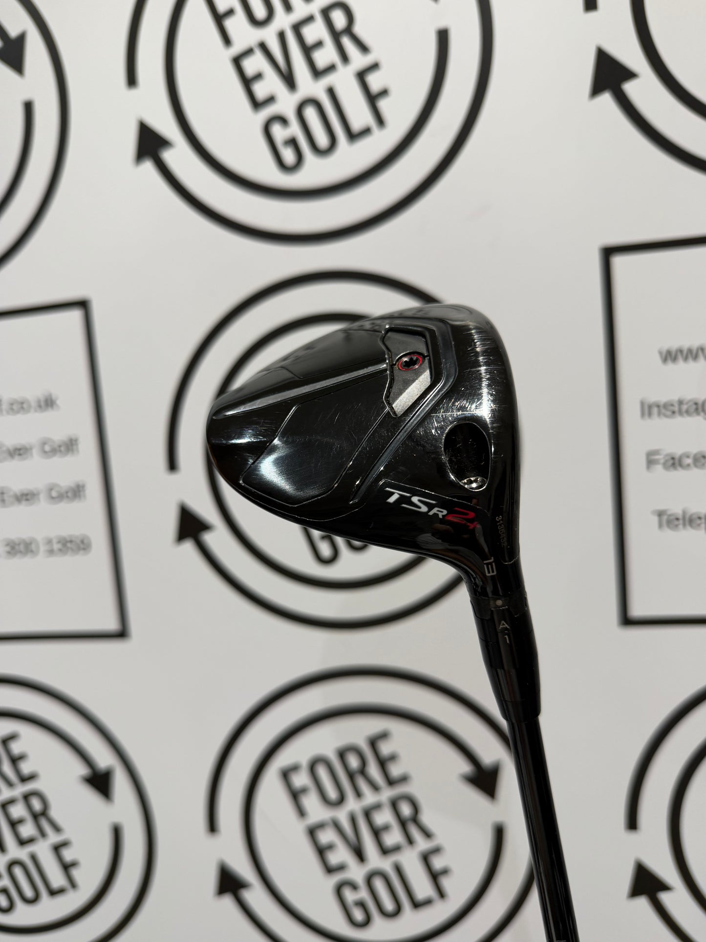 TITLEIST TSR2 3 WOOD + / 13 Degree / Mens RH / 70g Stiff Flex