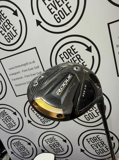 CALLAWAY ROGUE ST MAX TRIPLE DIAMOND / 9 Deg / 65g Stiff Flex / GOOD USED