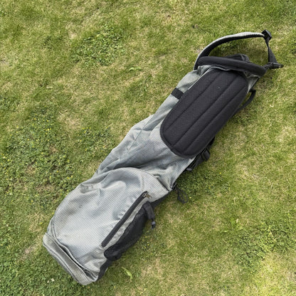 GOLF SUNDAY BAG / Grey/Solver / 2 Way Divide / Lightweight / One Strap / GOOD US
