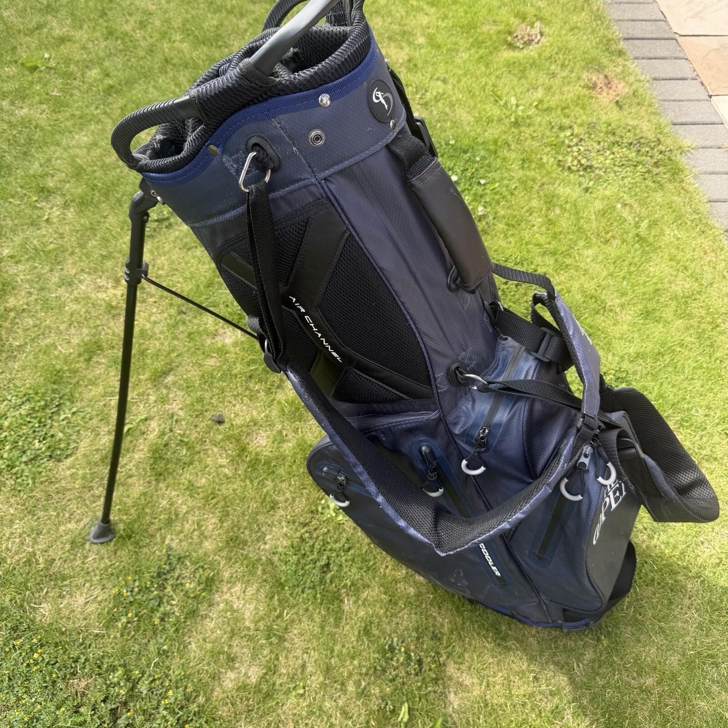 STROMBERG x THE OPEN Golf Carry Bag / Navy / 14 Way Divide / OK USED