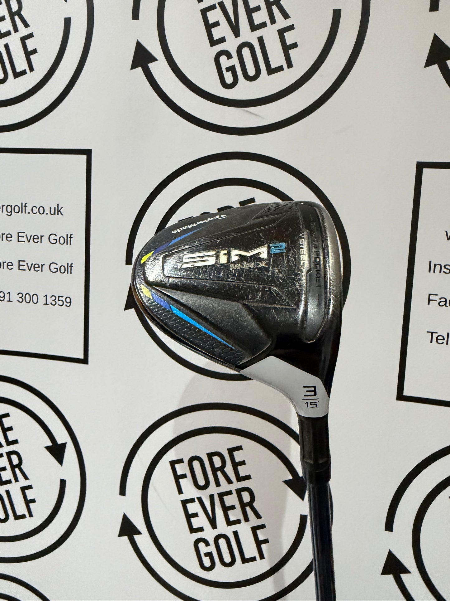 TAYLORMADE SIM2 MAX 3 WOOD / 15 Deg / Mens RH / 50g Reg Flex