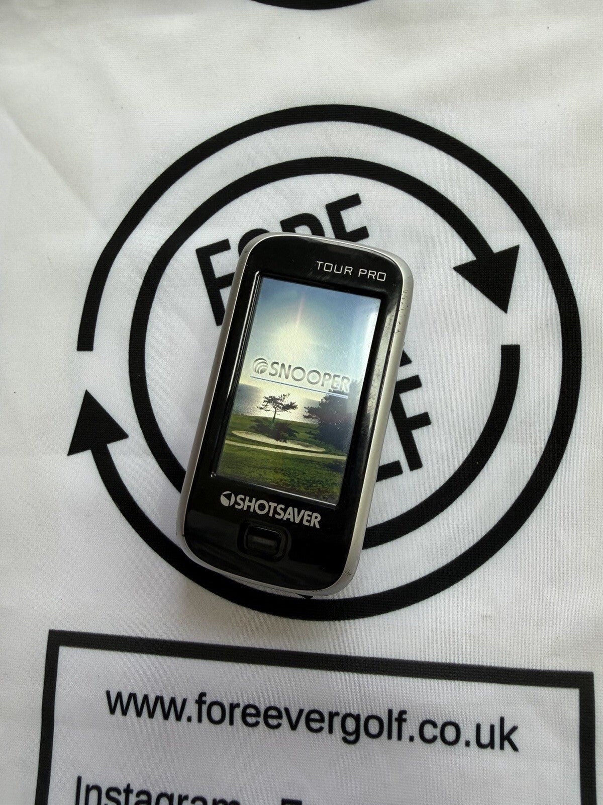 SNOOPER SHOT SAVER TOUR PRO GOLF GPS / HAND HELD / GOOD USED