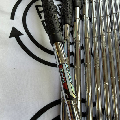 PING G20 IRONS / 4 - PW + UW + SW / RH / Black Dot / Reg Flex / GOOD USED