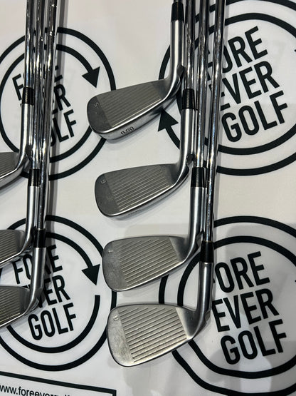 PING G410 IRONS / 5 - UW / Mens RH / 98g Reg Flex / Black Dot