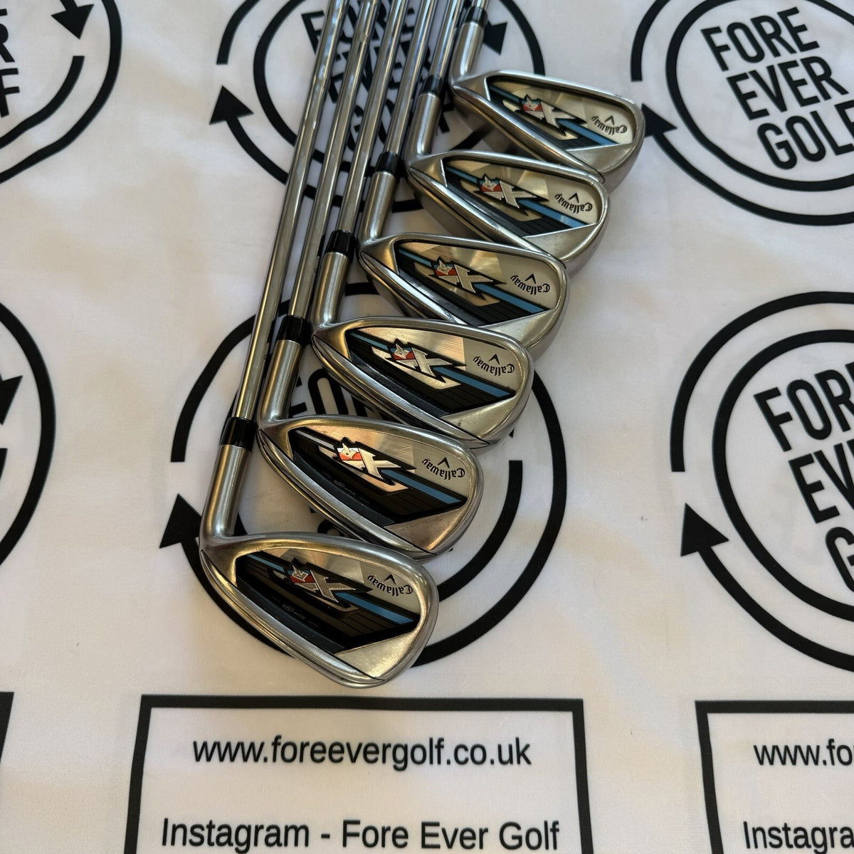 CALLAWAY XR IRONS / 5 - PW / Mens RH / 80g Reg Flex / V.GOOD USED