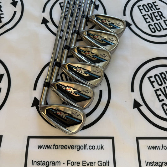 CALLAWAY XR IRONS / 5 - PW / Mens RH / 80g Reg Flex / V.GOOD USED