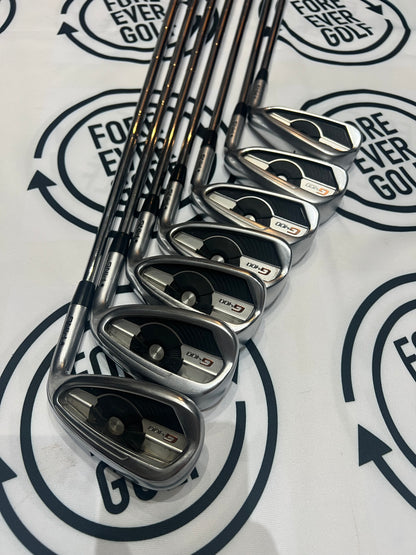 PING G400 IRONS / 5 - UW / Mens RH / Regular Flex / Black Dot