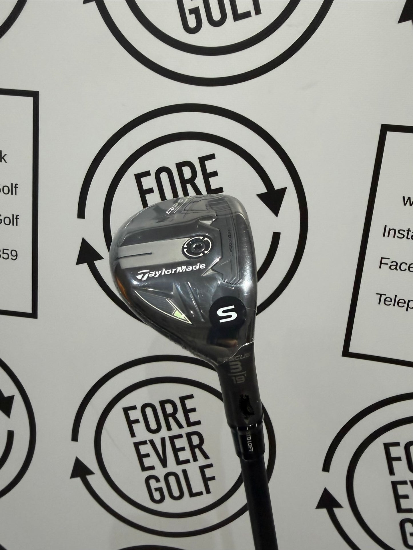 TAYLORMADE Qi35 3 HYBRID / 19 Degree / Mens RH / 70g Stiff Flex