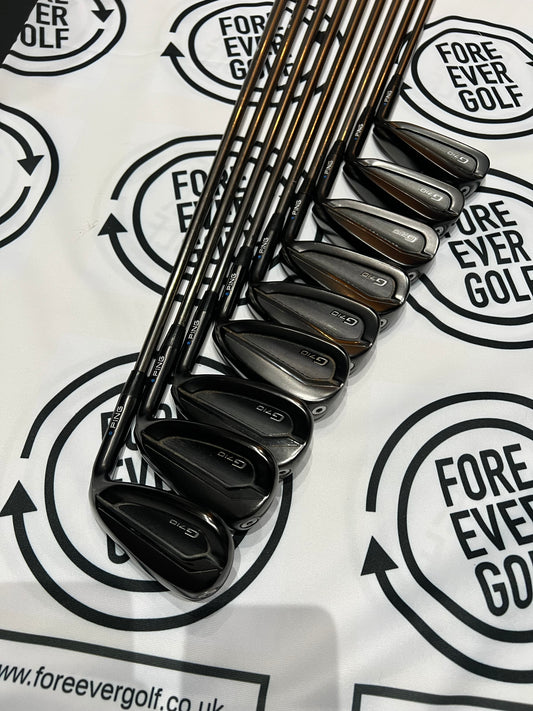 PING G710 IRONS / 4 - SW / Blue Dot / RH / Reg Flex Graphite Shafts