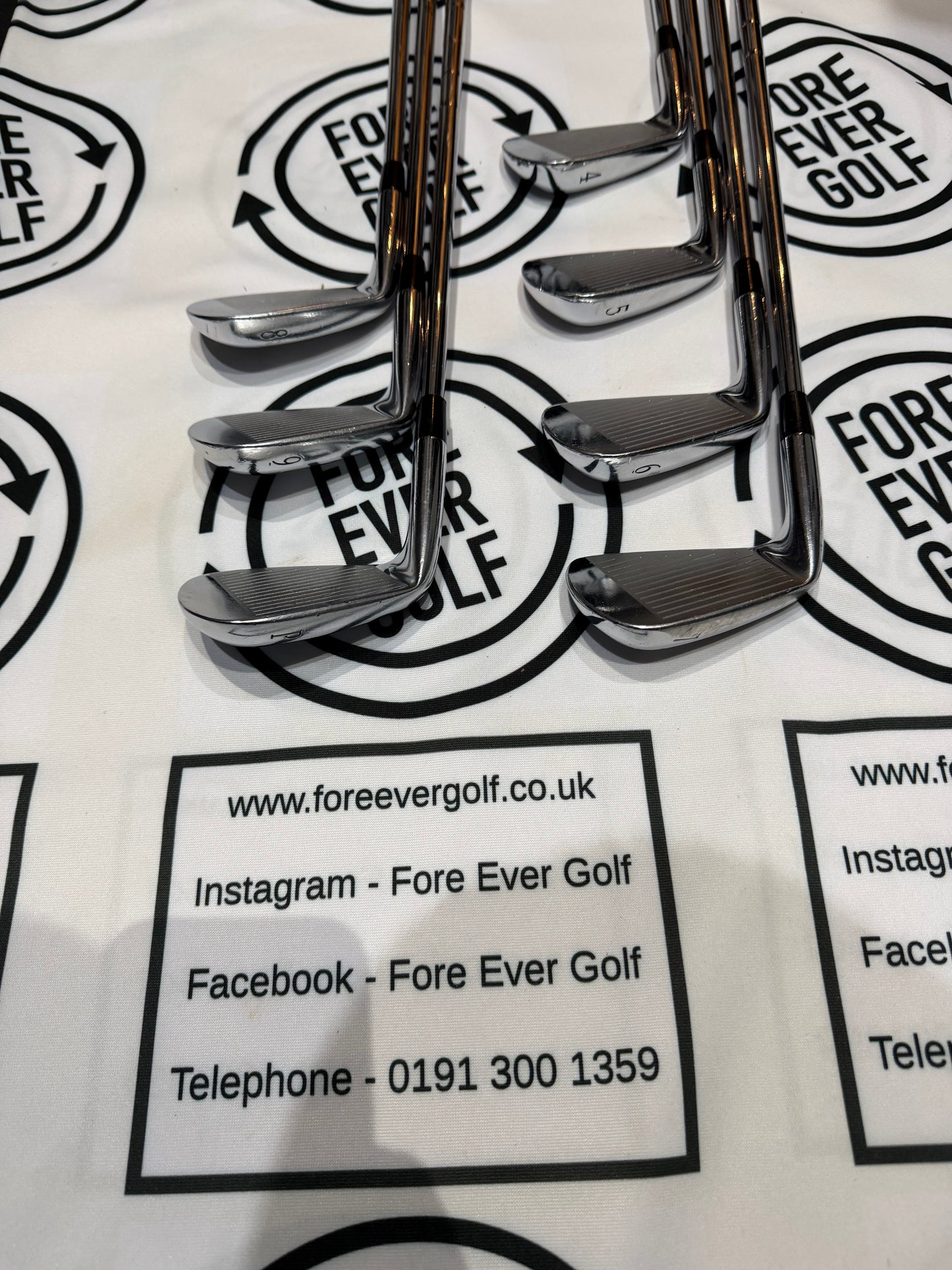 MIZUNO MP-54 IRONS / 4 - PW / Mens RH / 115g Stiff Flex