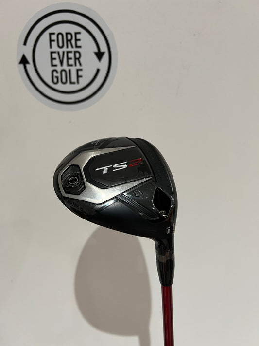 TITLEIST TS2 3 WOOD (15 degree), Mens RH, 55g Regular Flex