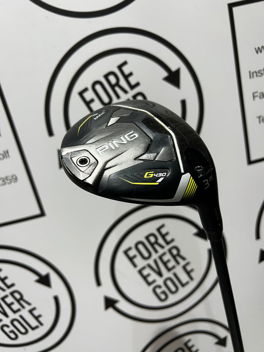 PING G430 MAX 3 WOOD / 15 Deg / Mens RH / 65g Stiff Flex