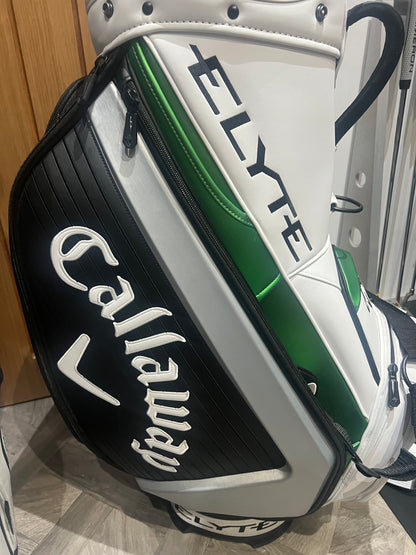 CALLAWAY ELYTE TOUR BAG / Black/Grey/Green/White / 6 Way Divide